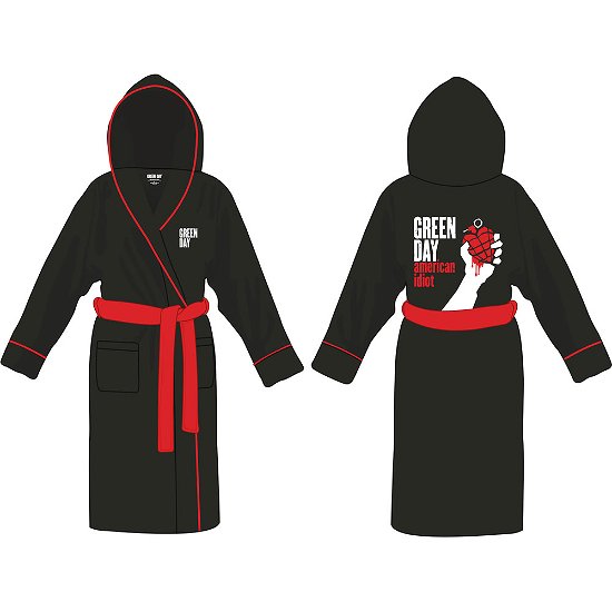 Cover for Green Day · Green Day Unisex Bathrobe: American Idiot (Small - Medium) (Bekleidung) [size M] [Black - Unisex edition]