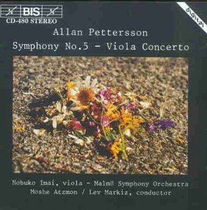 Cover for Pettersson / Imai / Markis / Malmo Symphony · Symphony 5 / Viola Concerto (CD) (1994)