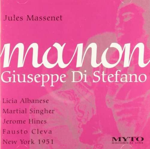 Cover for Massenet / Di Stefano · Manon-albanese Di Stefano (CD) (2009)
