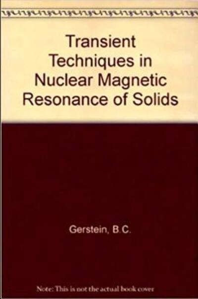 Cover for Author Unknown · Transient Techniques in Nmr Solids: an Introduction (Hardcover Book) (1985)