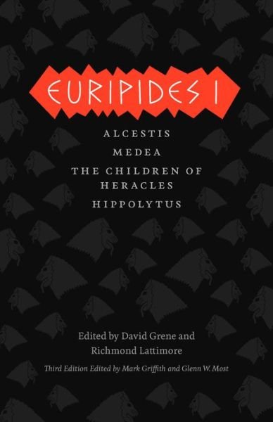 Cover for Euripides · Euripides I: Alcestis, Medea, The Children of Heracles, Hippolytus - Complete Greek Tragedies (Paperback Book) [Third edition] (2013)