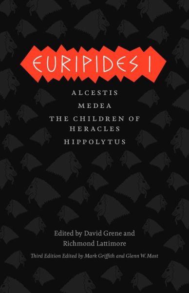 Cover for Euripides · Euripides I: Alcestis, Medea, The Children of Heracles, Hippolytus - Complete Greek Tragedies (Paperback Book) [Third edition] (2013)