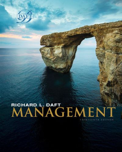 Cover for Daft, Richard (Vanderbilt University) · Management (Paperback Book) (2018)