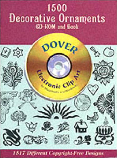 Cover for Dover Dover · 1600 Decorative Ornaments - Dover Electronic Clip Art (Audiobook (CD)) [Unabridged edition] (2000)
