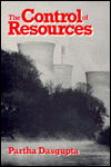 Cover for Partha Dasgupta · The Control of Resources (Hardcover Book) [New edition] (1983)