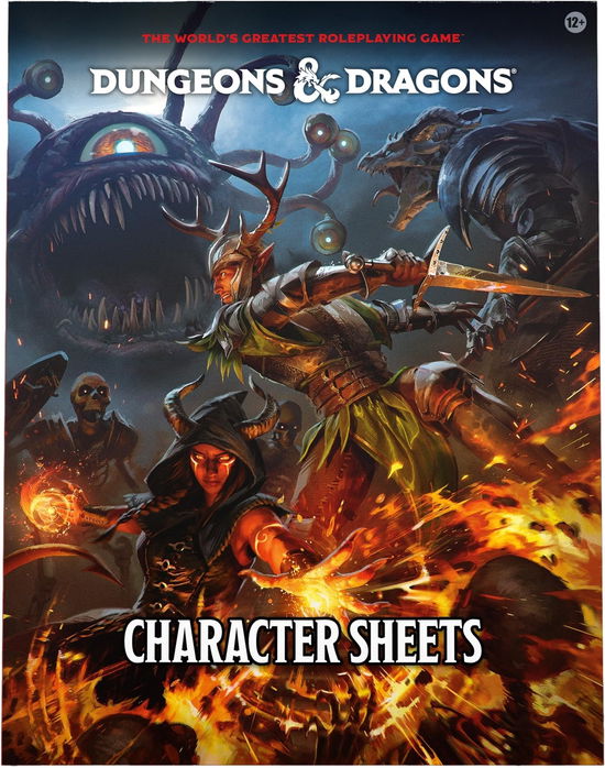 Cover for Hasbro European Trading B.v. · Dnd Characters Sheets (MERCH) (2024)