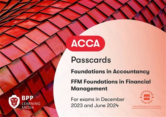 Cover for BPP Learning Media · FIA Foundations in Financial Management FFM: Passcards (Spiralbuch) (2023)