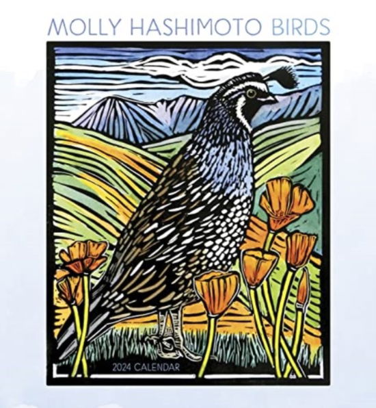 Molly Hashimoto: Birds 2024 Wall Calendar - Molly Hashimoto - Books - Pomegranate - 9781087506807 - July 15, 2023