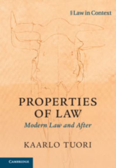 Cover for Tuori, Kaarlo (University of Helsinki) · Properties of Law: Modern Law and After - Law in Context (Taschenbuch) (2023)
