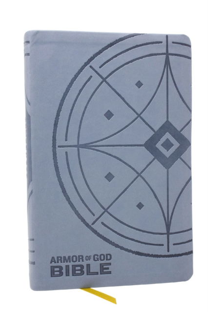 Cover for Thomas Nelson · NKJV Armor of God Bible, Blue / Gray Leathersoft (Children’s Bible, Red Letter, Comfort Print, Holy Bible): New King James Version (Lederbuch) (2025)