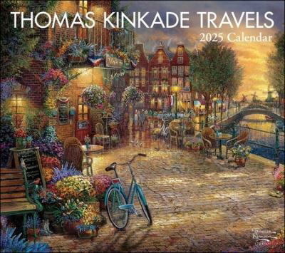 Thomas Kinkade Travels 2025 Deluxe Wall Calendar - Thomas Kinkade - Merchandise - Andrews McMeel Publishing - 9781524892807 - 13. august 2024