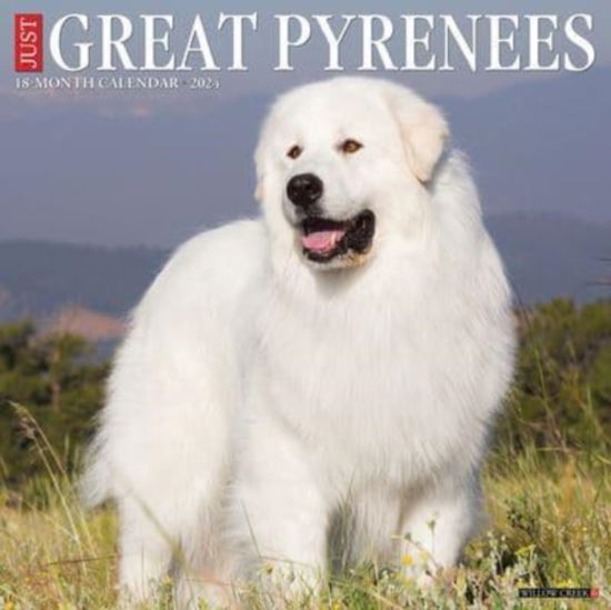 Cover for Willow Creek Press · Just Great Pyrenees 2024 12 X 12 Wall Calendar (Kalender) (2023)