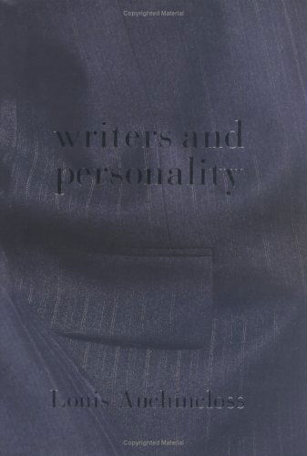 Cover for Louis Auchincloss · Writers and Personality (Hardcover Book) [First edition] (2005)