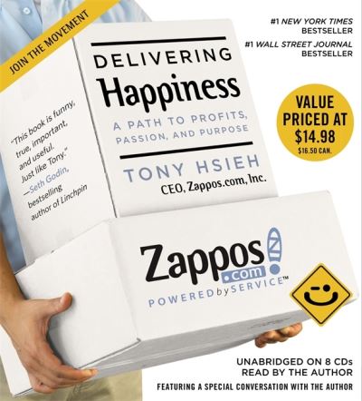 Cover for Tony Hsieh · Delivering Happiness (CD) (2013)