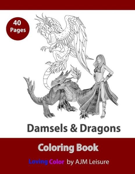 Cover for AJM Leisure · Damsels and Dragons (Pocketbok) (2018)
