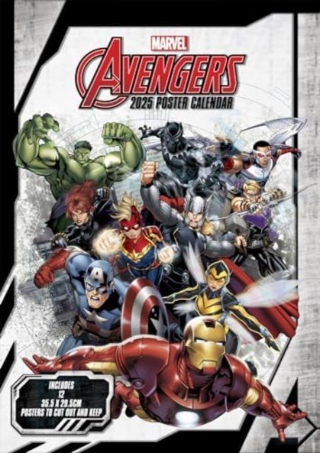Avengers 2025 Poster Calendar (Kalender) (2025)