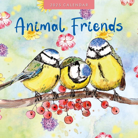 Cover for Red Robin Publishing Ltd. · Animal Friends 2025 Square Wall Calendar (Taschenbuch) (2024)