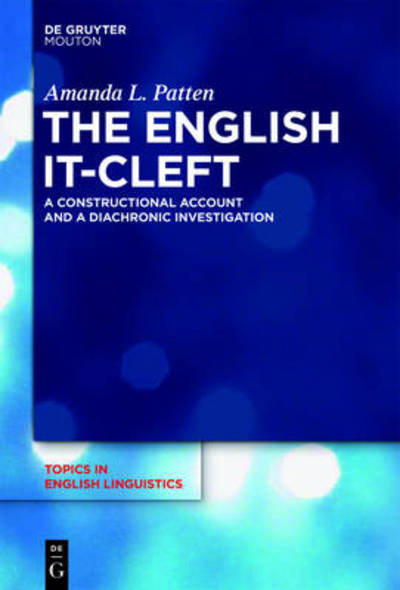 Cover for Patten · The English it-Cleft (Book) (2012)