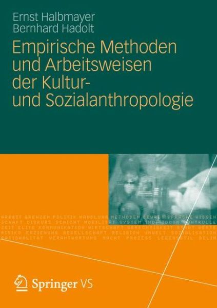 Cover for Ernst Halbmayer · Empirische Methoden Und Arbeitsweisen Der Kultur- Und Sozialanthropologie (Paperback Book) (2018)