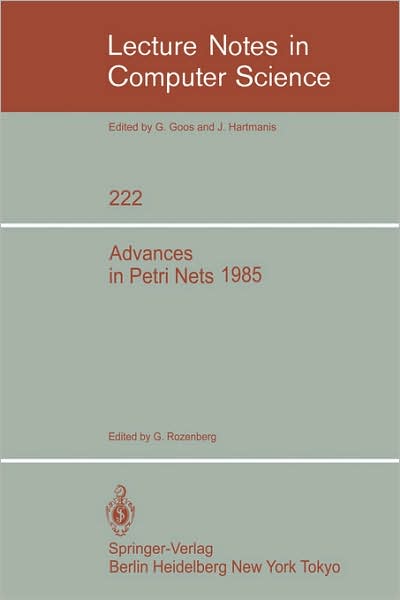 Cover for G. Rozenberg · Advances in Petri Nets 1985 (Paperback Book) (1986)