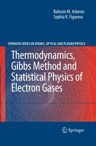 Cover for Bahram M. Askerov · Thermodynamics, Gibbs Method and Statistical Physics of Electron Gases - Springer Series on Atomic, Optical, and Plasma Physics (Paperback Book) [2010 edition] (2012)