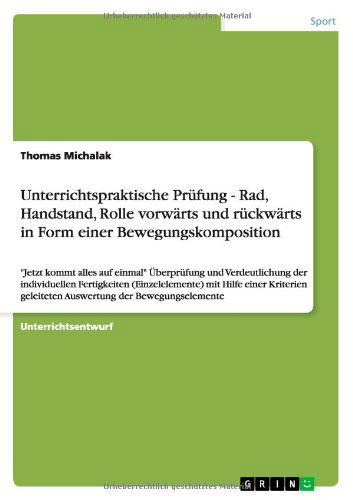 Cover for Michalak · Unterrichtspraktische Prüfung (Book) [German edition] (2013)