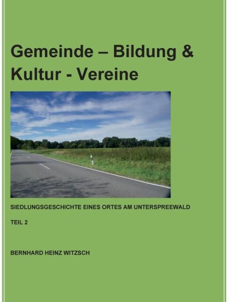 Cover for Witzsch · Gemeinde - Bildung &amp; Kultur - V (Book) (2020)