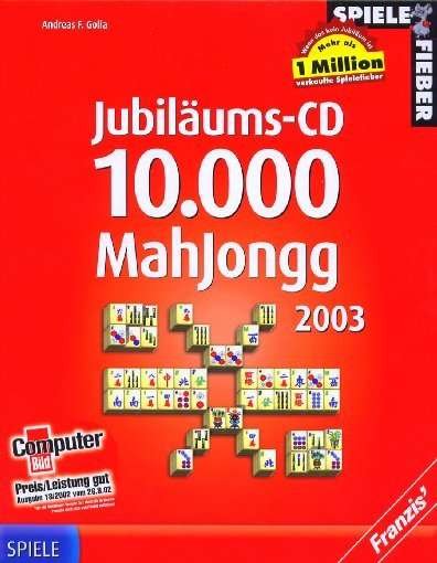JUBILäUMS CD 10.000 MAHJONGG 2 - Pc - Spil -  - 9783772390807 - 26. juni 2003