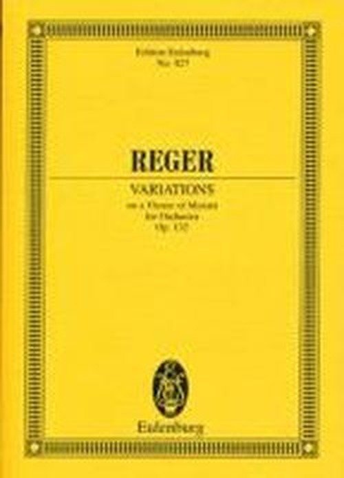 Cover for Max Reger · Variations &amp; Fugue Op 132 (Taschenbuch) (1985)