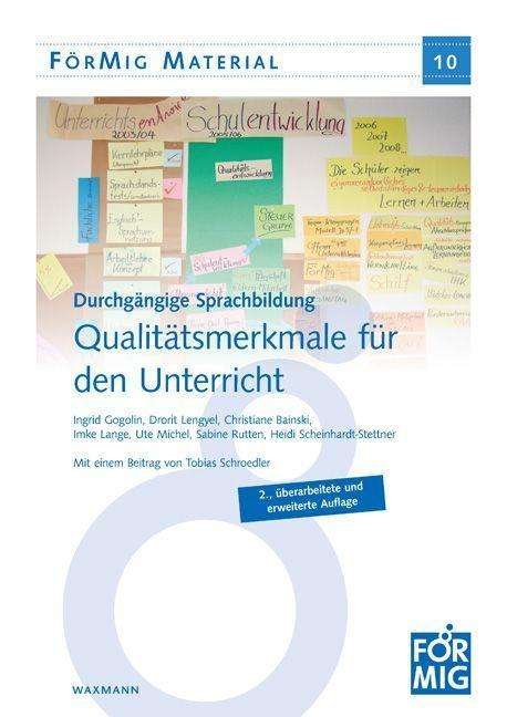 Cover for Gogolin · Durchgängige Sprachbildung. Qua (Book)