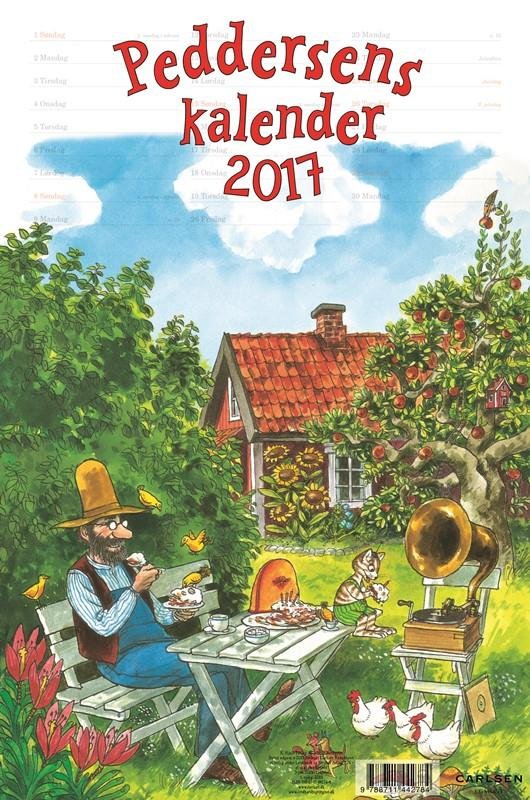 Cover for Sven Nordqvist · Peddersen kalender 2017 (Heftet bok) [1. utgave] (2016)