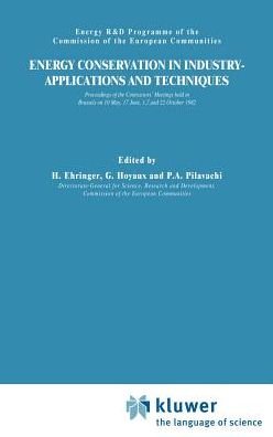 Cover for H Ehringer · Energy Conservation in Industry Applications and Techniques (Hardcover bog) [1983 edition] (1983)