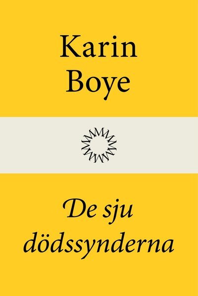 Cover for Karin Boye · De sju dödssynderna (Book) (2022)