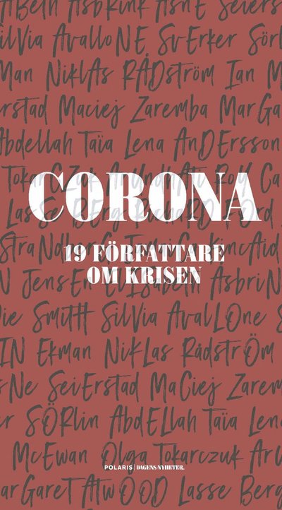 Cover for Björn Wiman · Corona : 19 författare om krisen (Map) (2020)