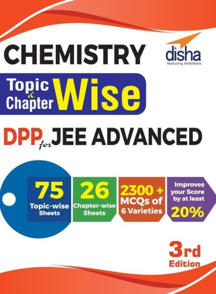 Cover for Disha Experts · Chemistry Topic-wise &amp; Chapter-wise DPP (Daily Practice Problem) Sheets for JEE Advanced 3rd Edition (Paperback Book) (2017)