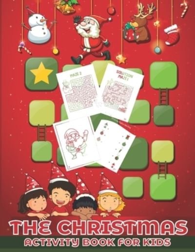 Cover for Blue Zine Publishing · The Christmas Activity Book for Kids (Pocketbok) (2020)