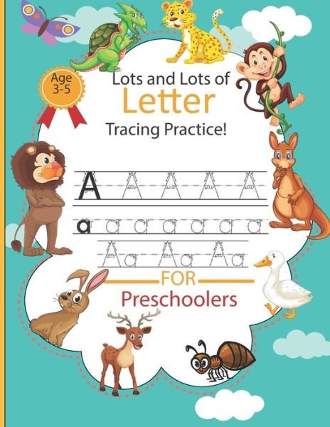Cover for Child Books Publishong · Lots and Lots of Letter Tracing Practice (Taschenbuch) (2020)