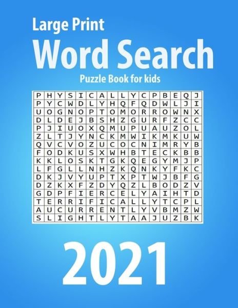 Cover for M P a · Large Print Word Search Puzzle Book for kids (Paperback Book) (2021)