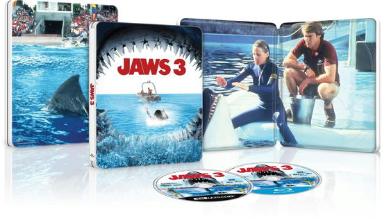 Cover for Jaws 3 (4K UHD Blu-ray) [Steelbook edition] (2024)