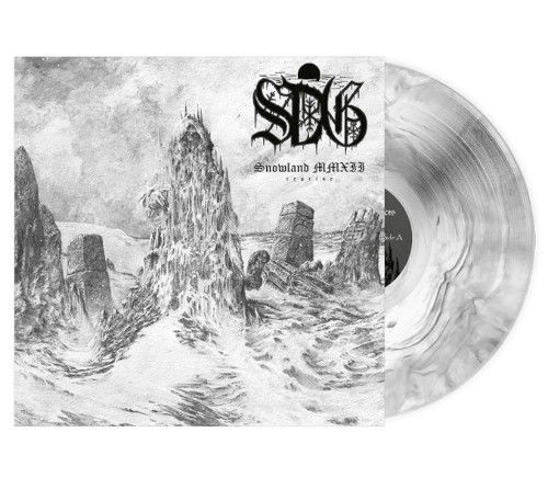 Cover for Sorcier Des Glaces · Snowland MMXII (White Marbled Vinyl LP) (LP) (2023)