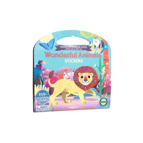 Sticker Book - Wonderful Animals - (estkaml) - Eeboo - Merchandise - Eeboo - 0689196520808 - 