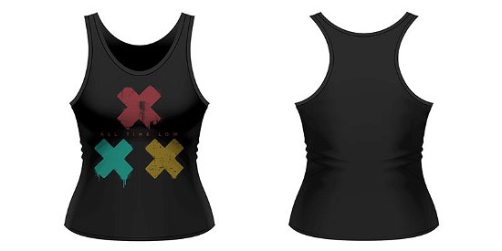 Three Strikes Xl/girlie Tank Vest - All Time Low - Merchandise - PHDM - 0803341430808 - 24. april 2014