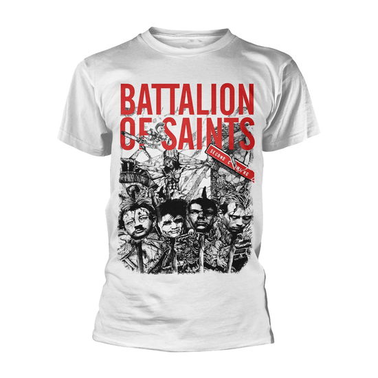 Cover for Battalion of Saints · Second Coming (T-shirt) [size S] [White edition] (2019)