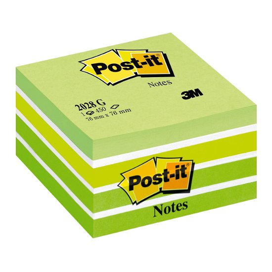 Post-It-Würfel Pastell-grün