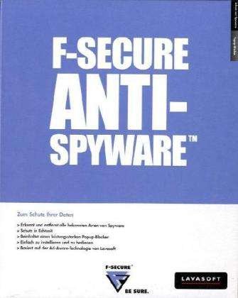 F-Secure - Anti-Spyware 2005 - Pc - Otros - Koch Media - 4020628080808 - 6 de abril de 2005