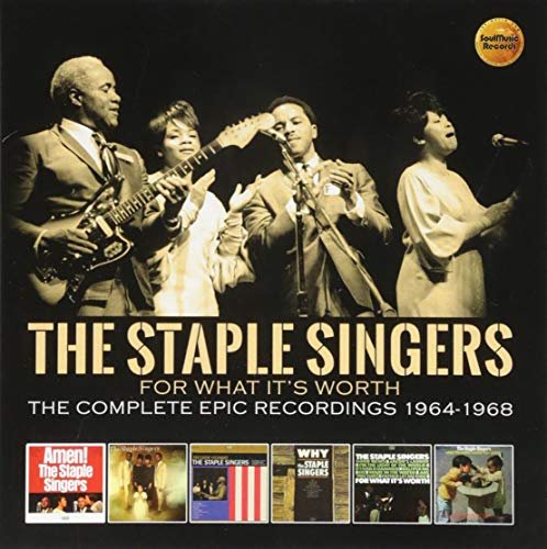 Cover for The Staple Singers · For What It's Worth -the Complete Epic Recordings 1964-1968 (CD) [Japan Import edition] (2018)