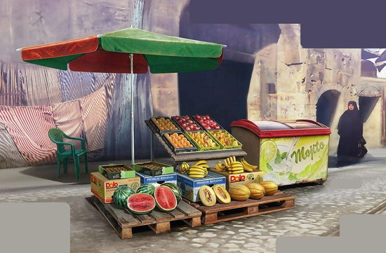 Cover for MiniArt · Street Fruit Shop 1:35 (1/20) * (Legetøj)