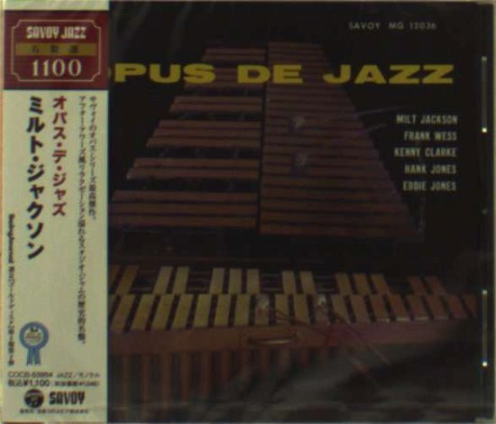 Cover for Milt Jackson · Opus De Jazz (CD) [Japan Import edition] (2010)