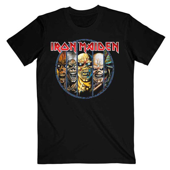 Iron Maiden · Iron Maiden Unisex T-Shirt: Eddie Evolution (T-shirt) [size L] [Black - Unisex edition] (2013)