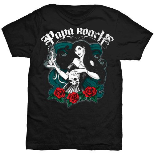 Papa Roach Unisex Tee: Bruja - Papa Roach - Produtos - ROFF - 5055295360808 - 22 de julho de 2013